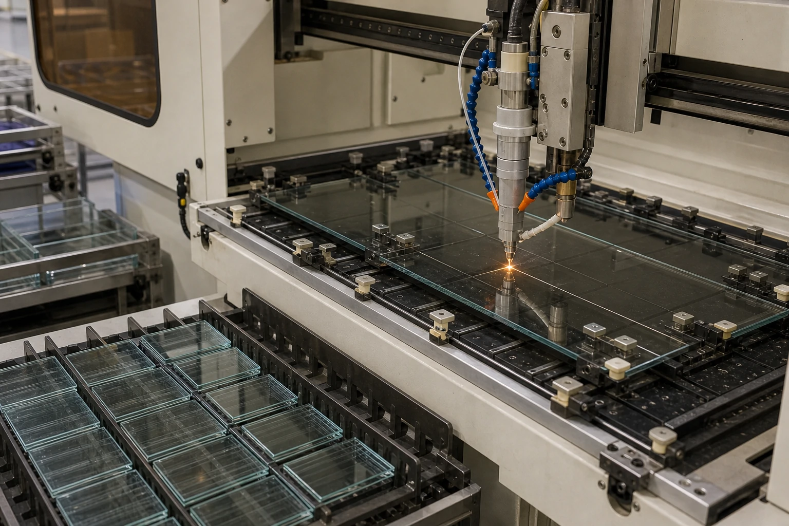 laser assisted glass cutting, precision glass cutting, laser glass cutting