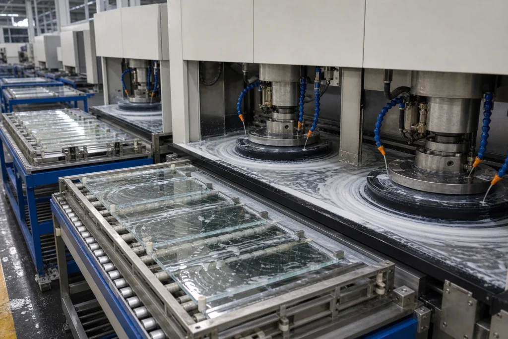 Flat Glass Polishing Process for Precision Substrates