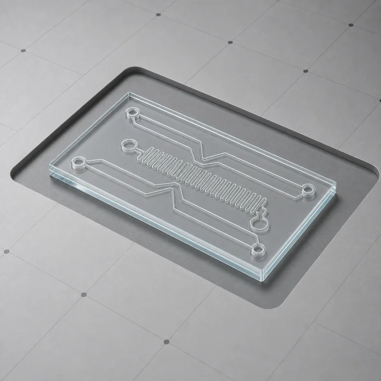 BF33 Microfluidic Glass Chip for Rapid Testing