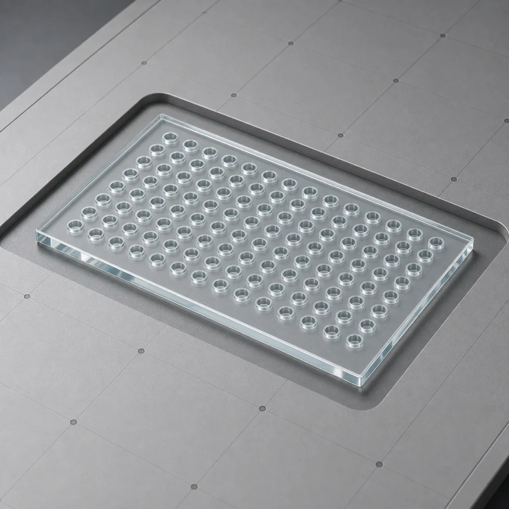 Custom Perforated Quartz Plates