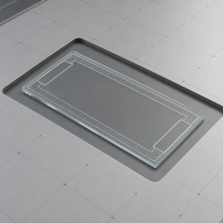 Etched Glass Cover for LED/OLED Packaging