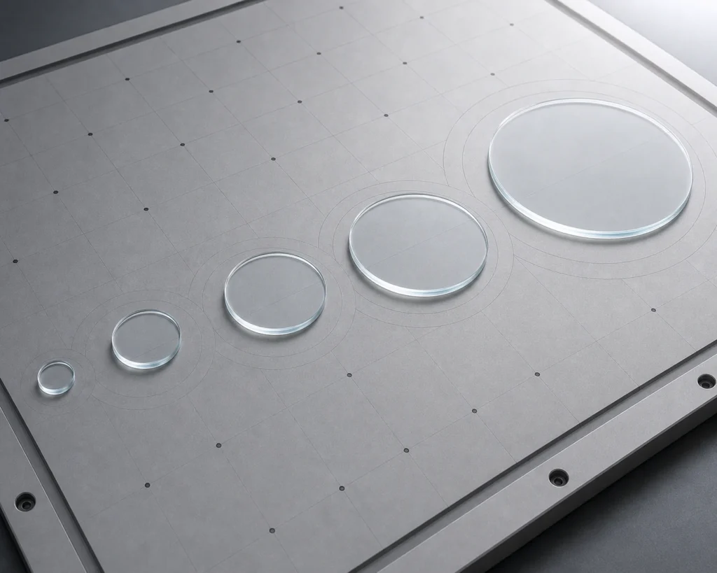 Fused Silica Glass Wafers (2–12″, JGS1/JGS2)