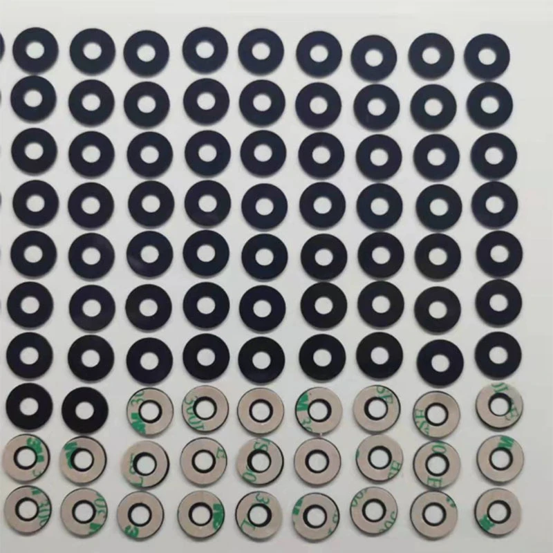 1.0mm 1.5mm 2.0mm Clear Borosilicate 3.3 Machine Vision Window Ar Coated Industrial Camera Optical Protective Low Distortion Beveled Edge Glass