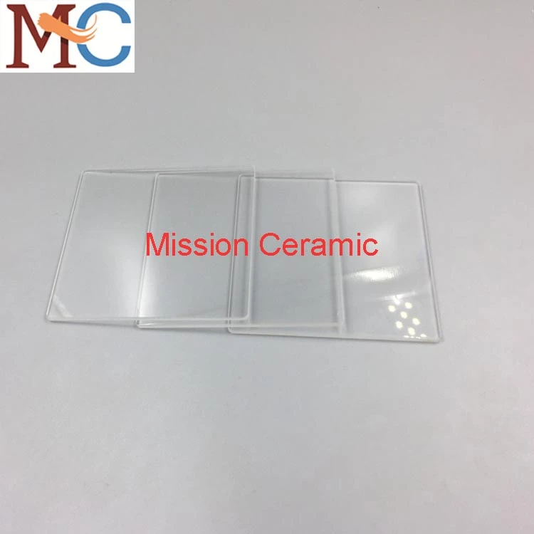 3mm Thickness Rectangular Clear Quartz Plate