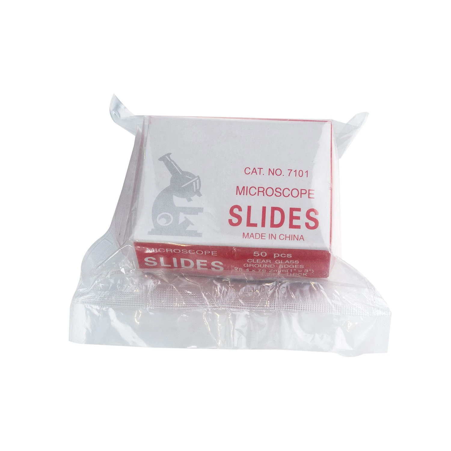 7101 Chemical Laboratory Use Polished Edges Prepared Microscope Glass Slides