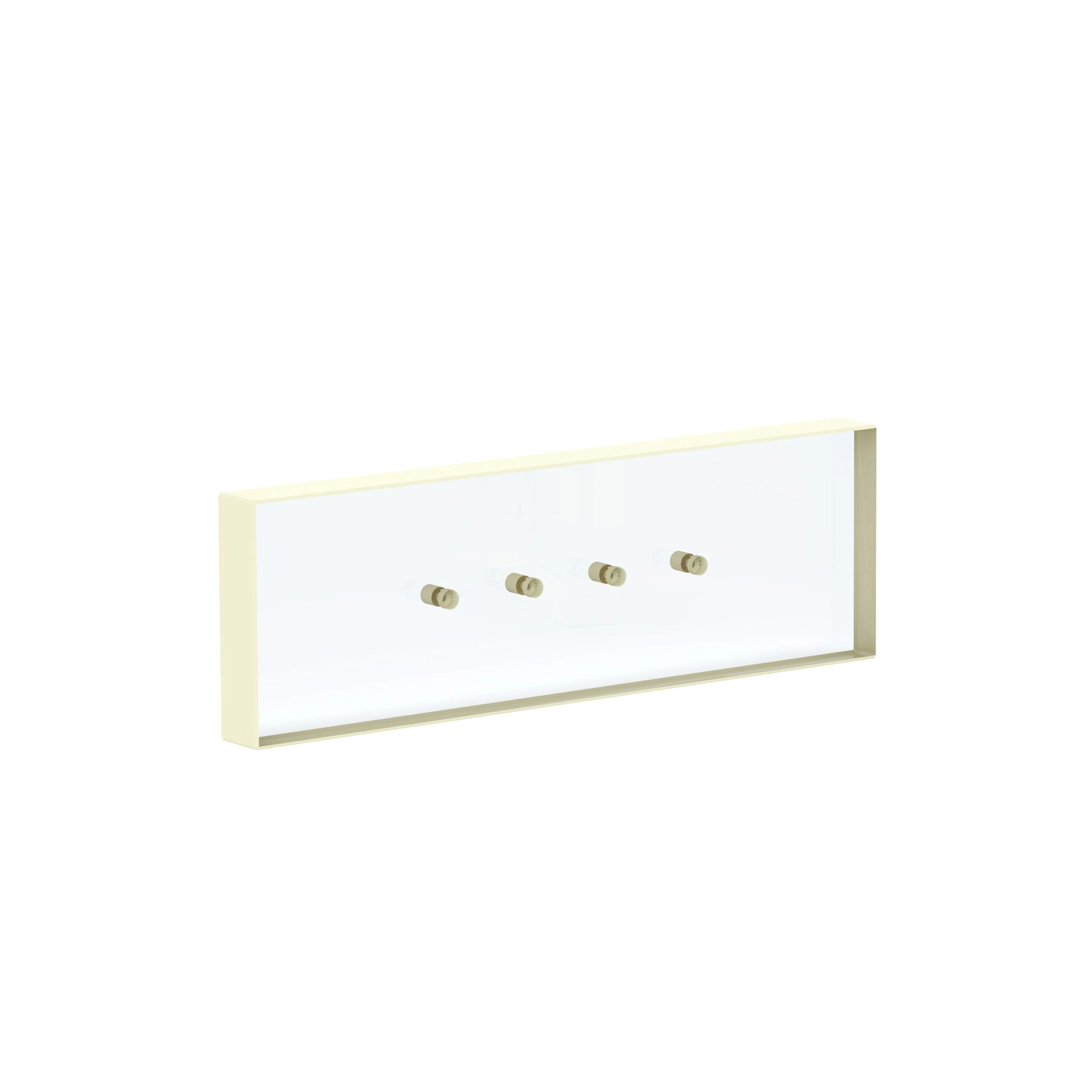 98x31x2mm Uncoated Optical Precision Quartz Through Hole Plate Perforated Optical Plate