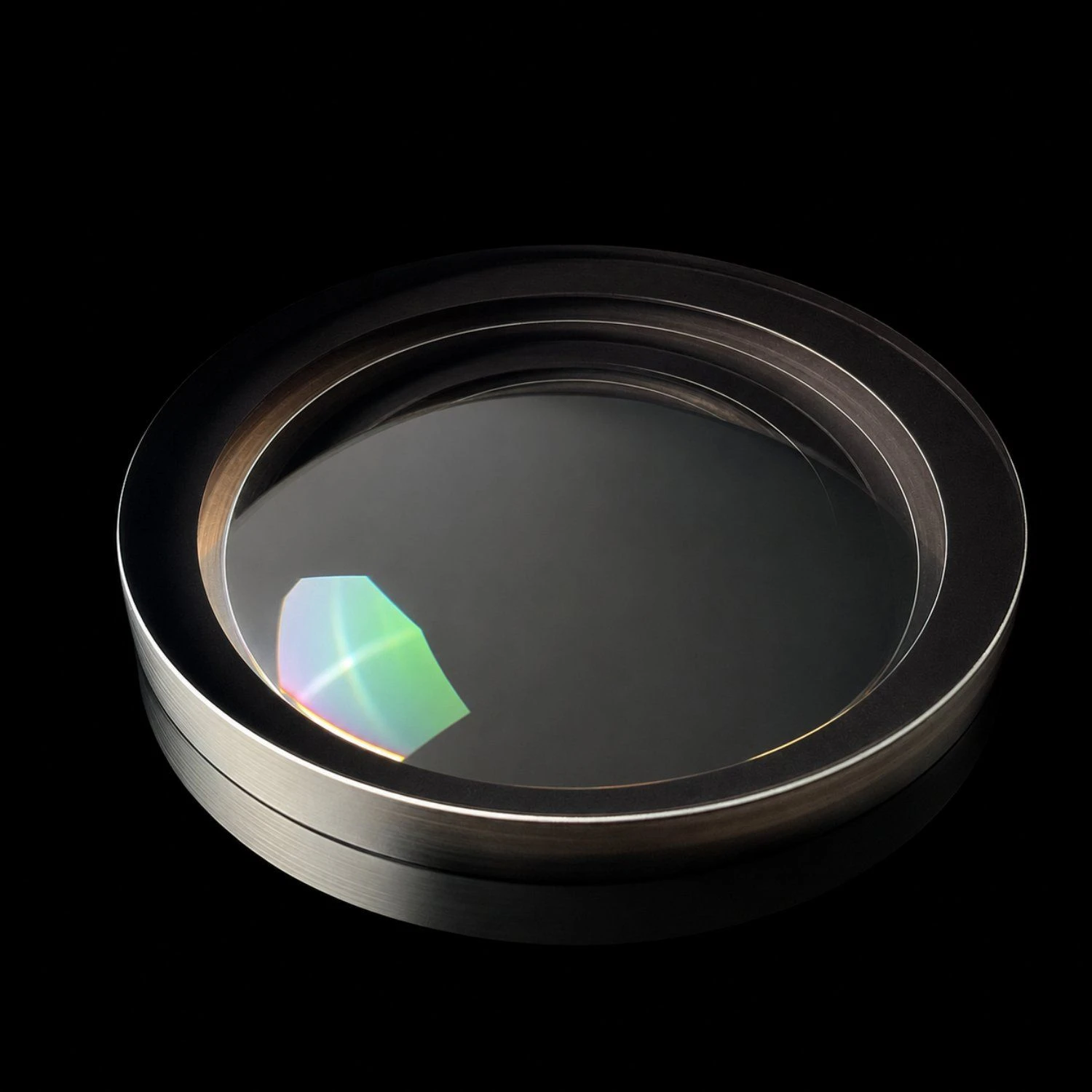 Anti-Reflection Coat Defined Focal Length Custom Diffractive Optical Lens for Semiconductor Detection