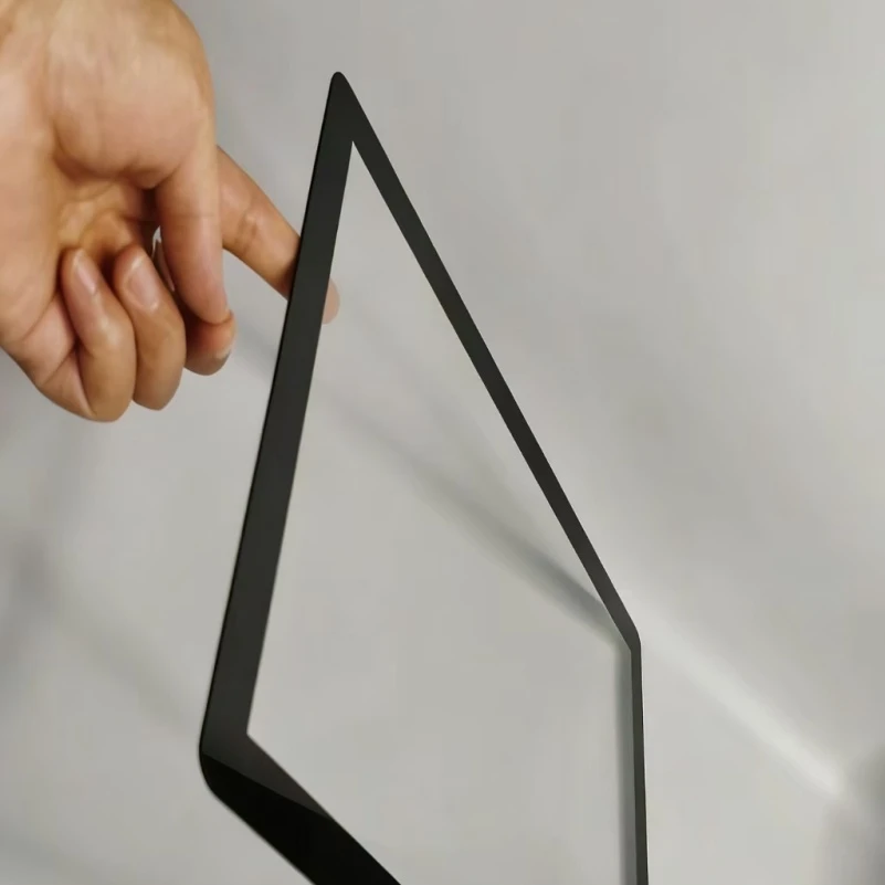 Anti-Reflective Touch Sensor Glass with Stainless Steel Components for Medical Monitors