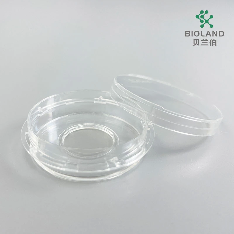 Bioland Confocal Dish Glass Bottom Dishes 35mm*20mm Cell Culture Dish