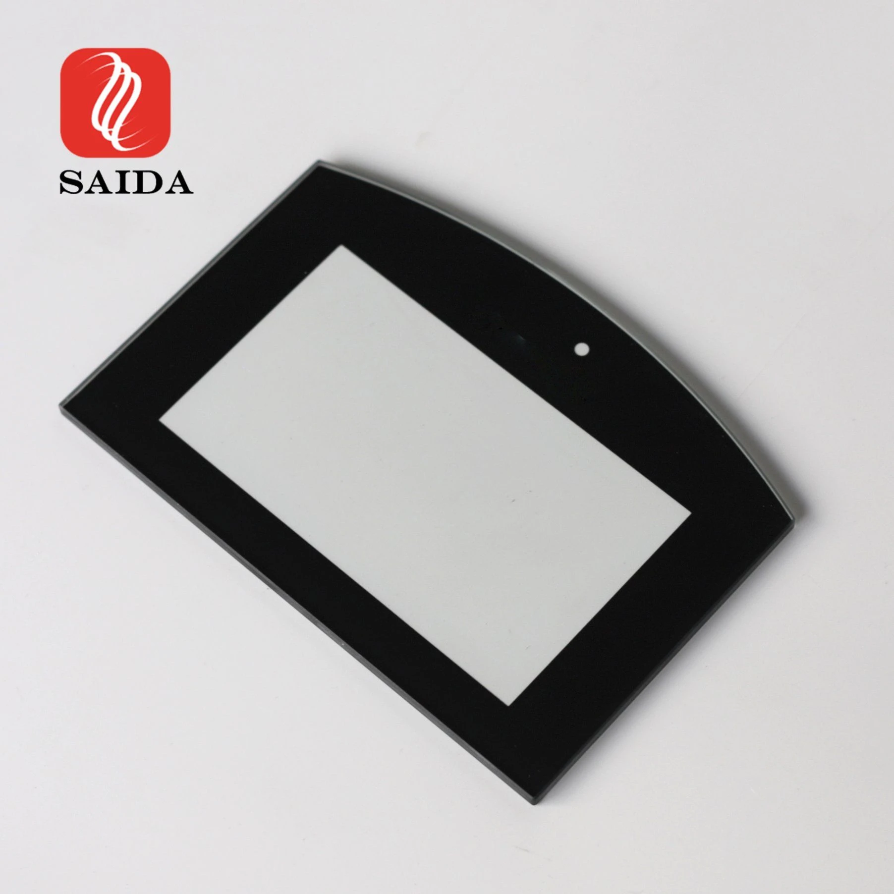 Black Border Painted Tempered Cover Glass Pcap Touch Panel for 12.1 Inch Display