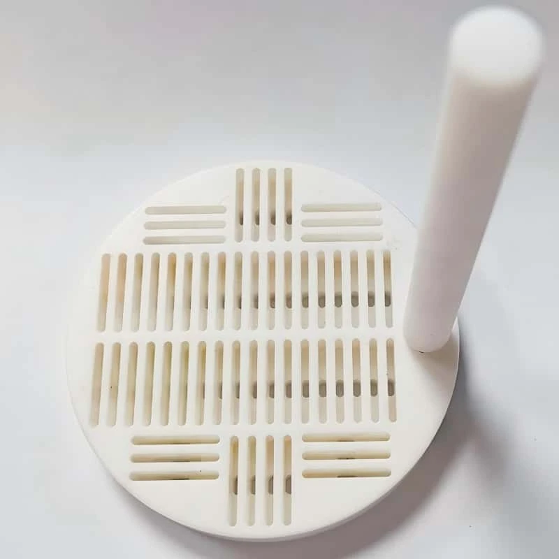 CNC Non-Scratch PTFE Cleaning Carrier for Wafer and Glass Substrates