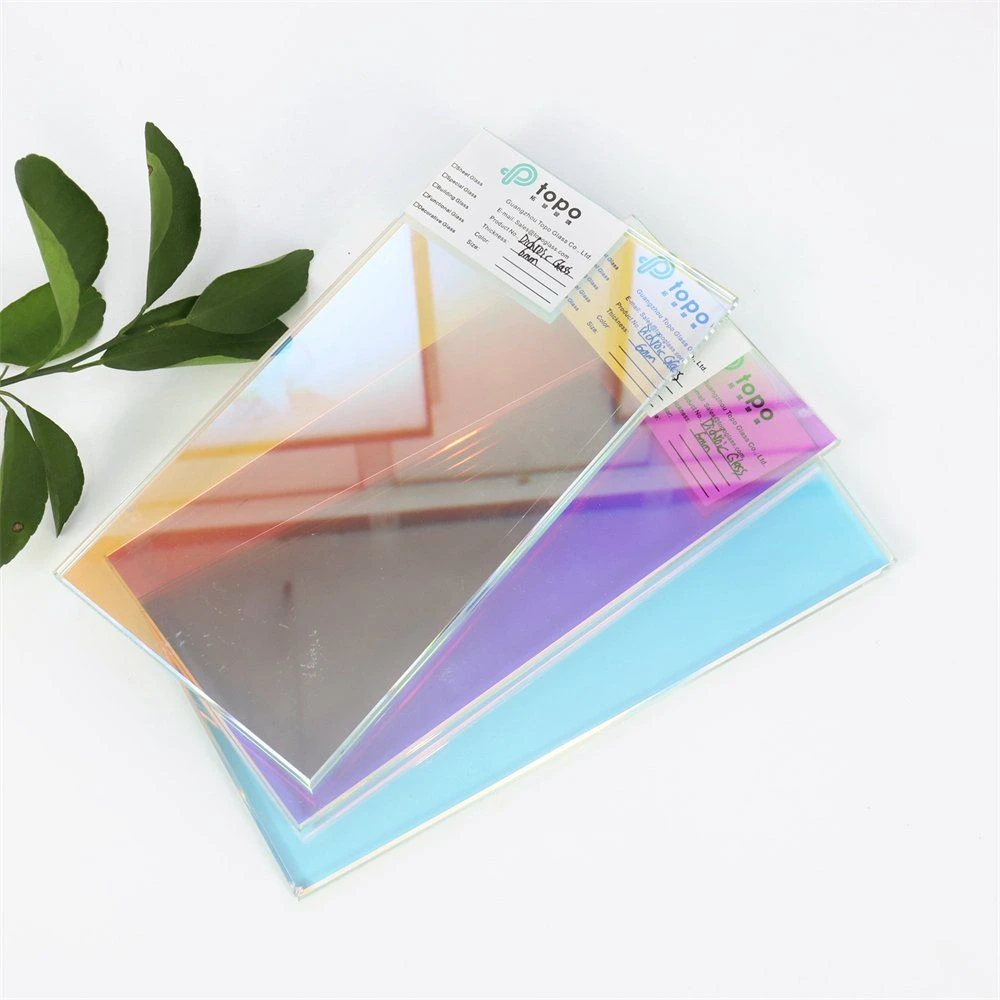 Color Changing Art Magic Colorful Dichroic Sheets Glass (R-C)