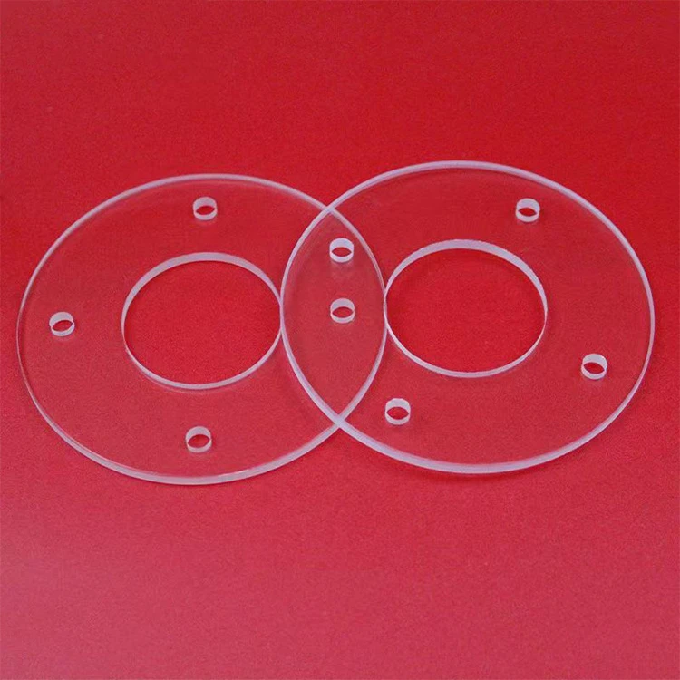 Custom Laser Cut Clear Quartz Plate Low Priced Watch Glass Sapphire Crystal Manufacturing for Semiconductor