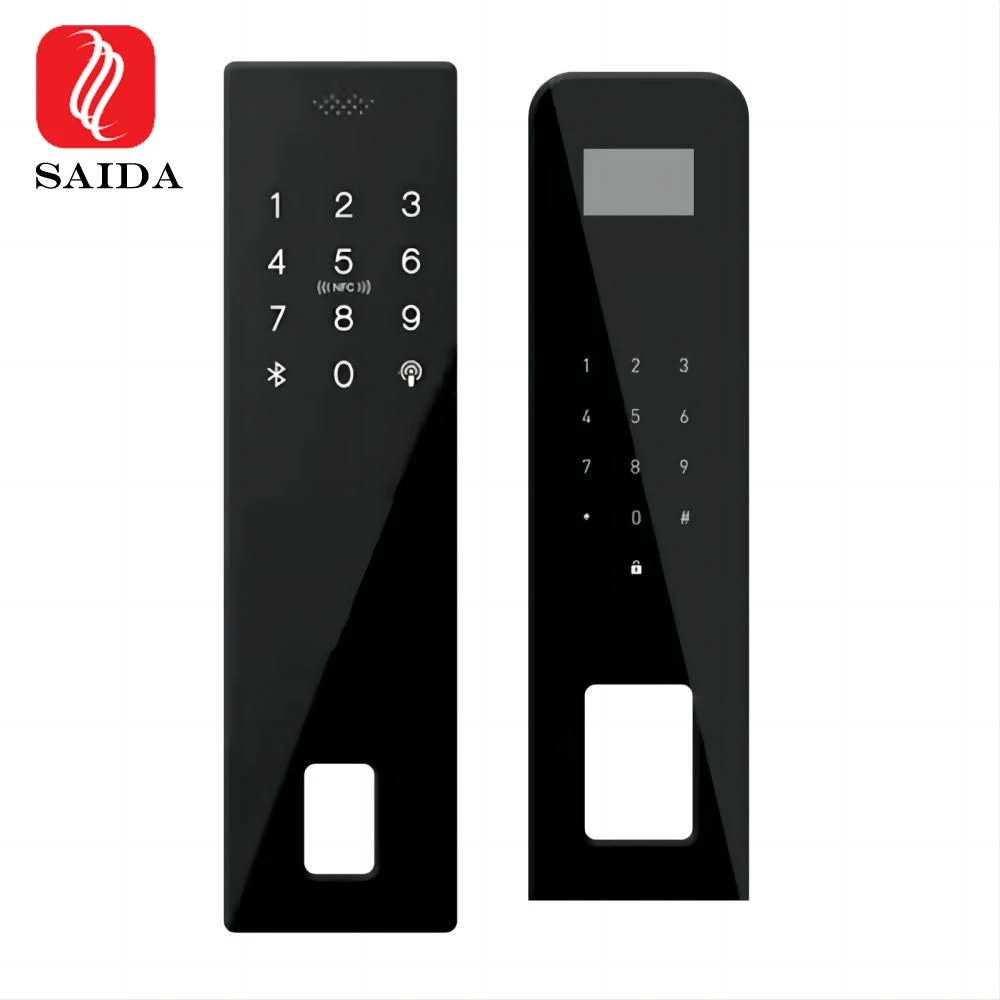Customer 2mm Smart Toughened Glass Glass Cover for Electronic Door Lock with Adhesive on Back
