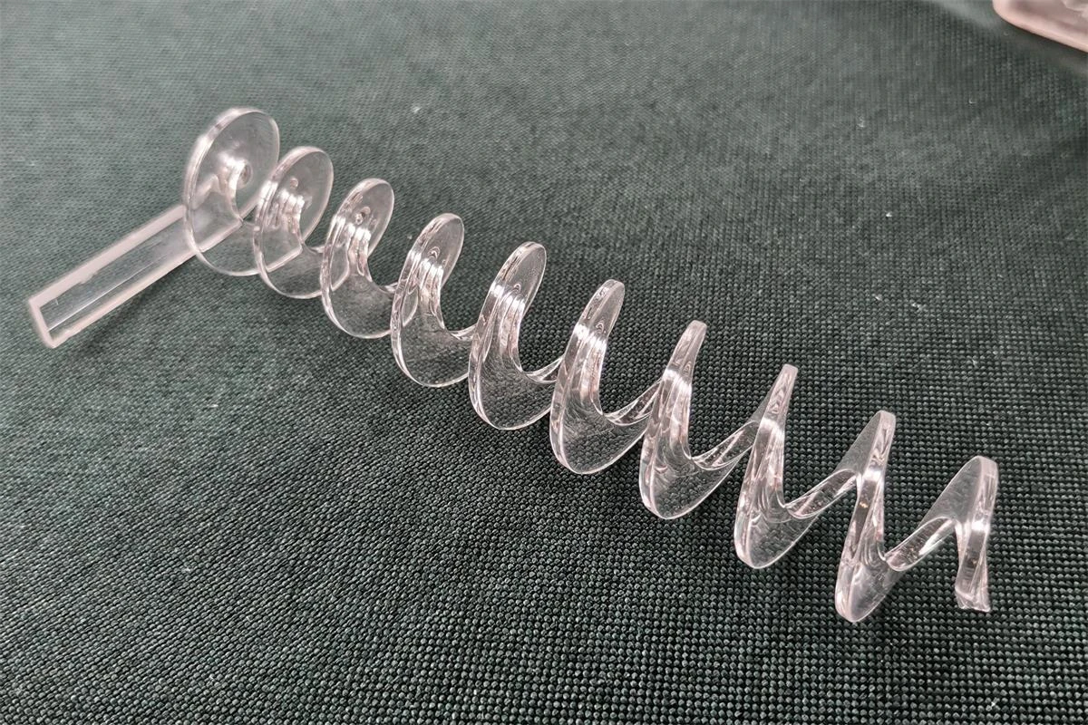 Customized Quartz Glass Spiral Plate