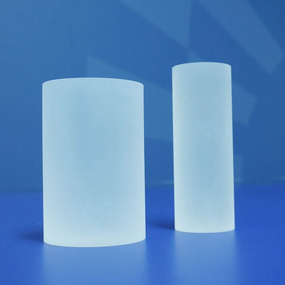 Cylindrical Shape Quartz Rod High Purity Fused Silica Crystal Glass Rod Fiber Quartz Rod