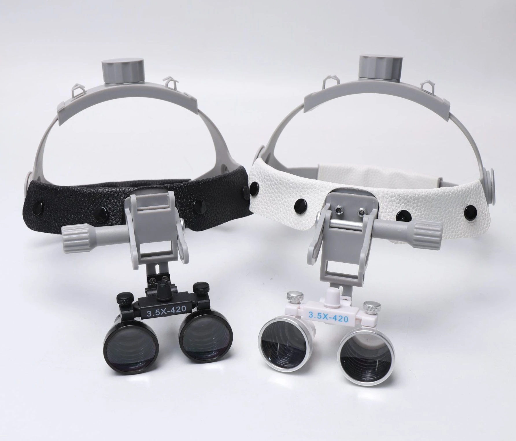 Dental Binocular Magnifier 3.5X Optical Glass Ultra-Light Headband Magnifying Glass