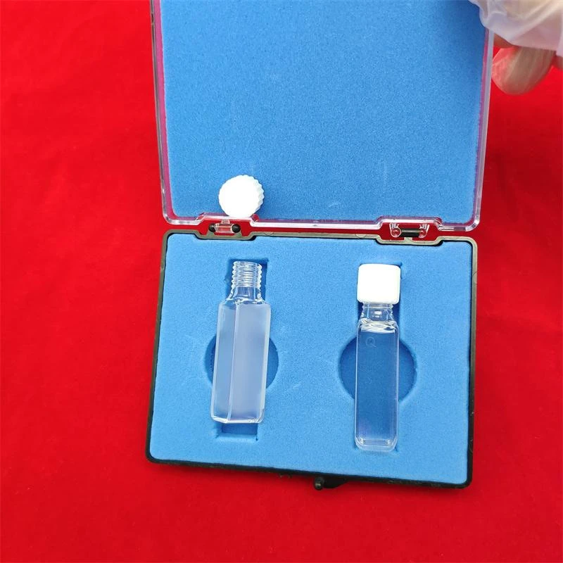 Factory Supply Two Sides Clear Quartz Glass Standard Flow Cell Cuvette