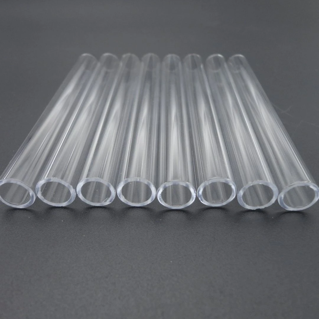 Heat Resistant Clear Polish Fused Customized Silica Quartz Glass Tube