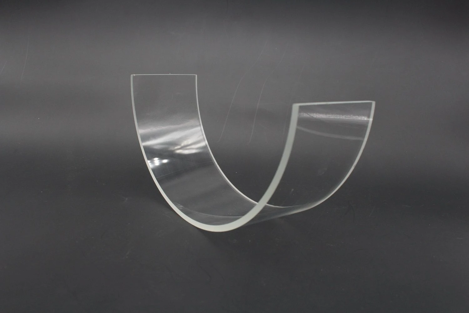 High Quality Clear Curved Arc-Shaped Customized Borosilicate Glass