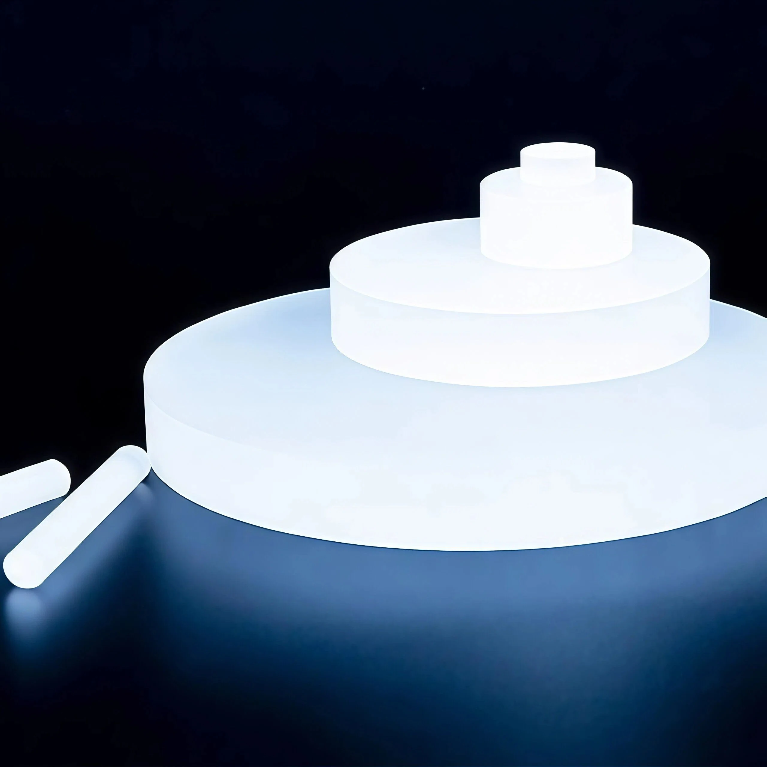 High-Quality Unpolished Calcium Fluoride Infrared Optical Lens Blanks