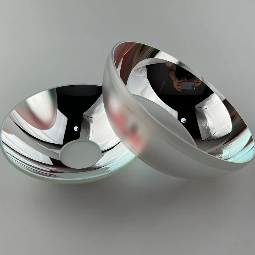 High Standard 38.5 mm Diameter Bk7 Customized Aluminum Coating Optical Metal Hole Aspherical Reflector Mirror
