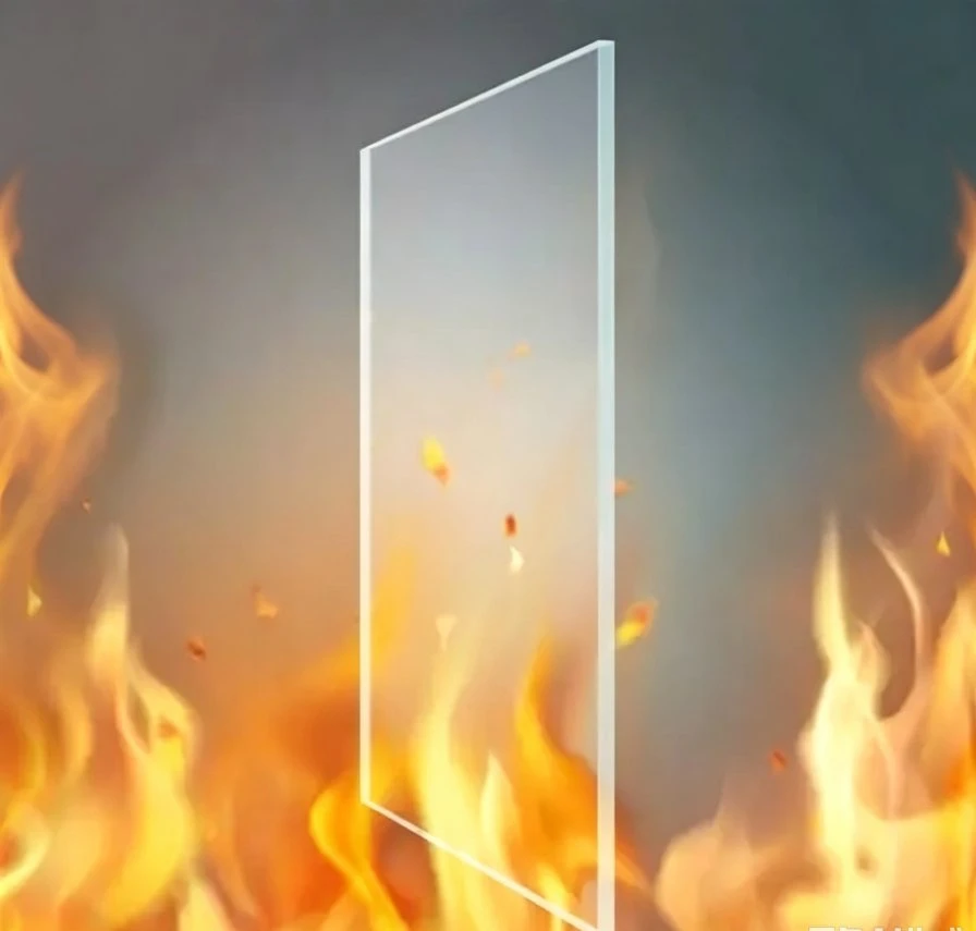 High Temperature Resistant Borosilicate Glass Sheet Fire Proof 1200°C