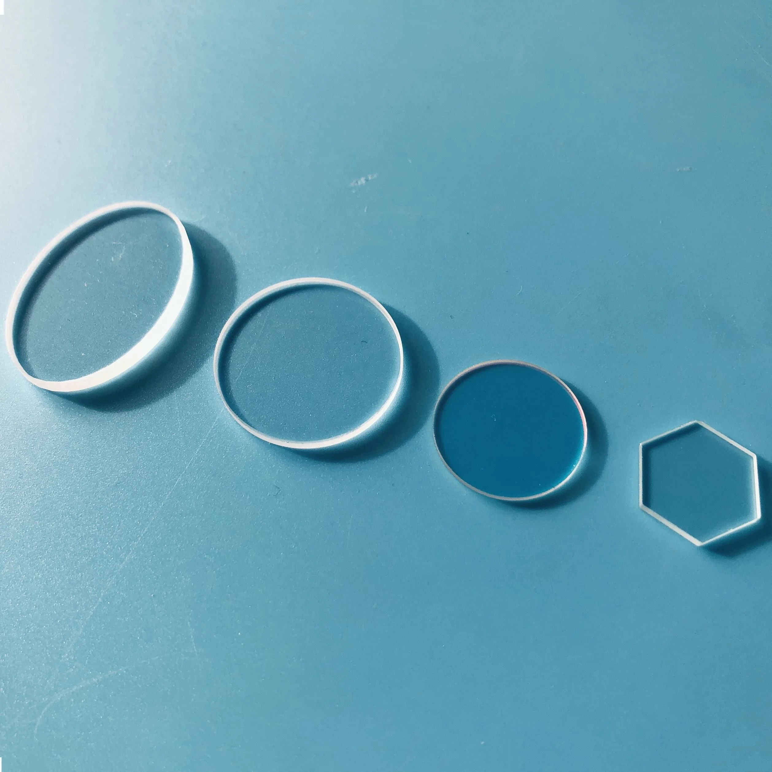 High Transmission Ar Coated Optical Sapphire Glass Window Glass Lens
