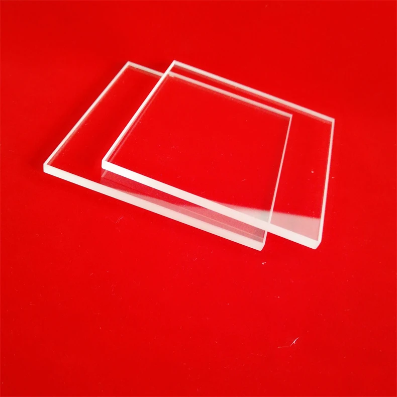 High Transmittance Heat Resistence Fused Silica Sheet Transparent UV Quartz Glass Plate