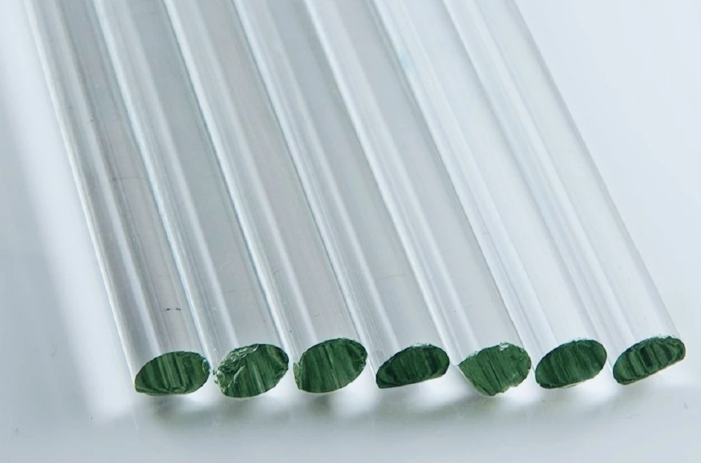 High Transparent Borosilicate Crystal Glass Solid Rod for Producing Street Lamp Light Lens, Industrial and Mining Lamp Light Lens