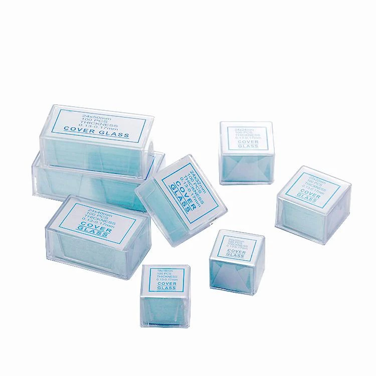 Lab Glassware Cover Slip 22*22mm Cover Glass with CE ISO