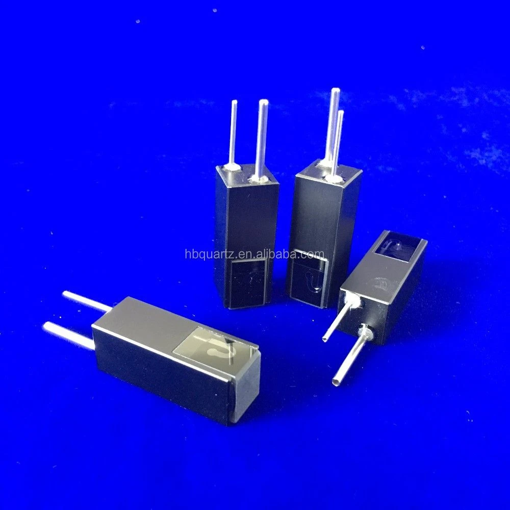 Laboratory Using Standard Q614 Black Quartz Glass Cuvette Cell