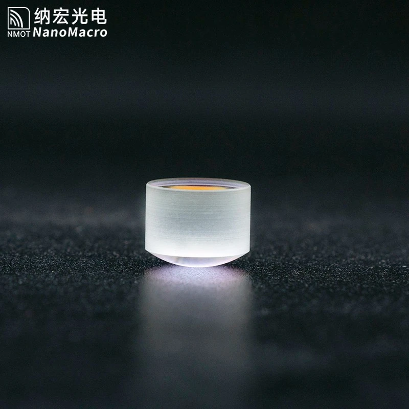 M12 1/4 Wave Mgf2 Coated Optical Doublet Lens
