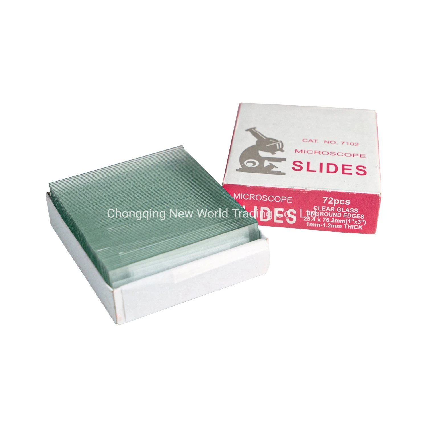 Microbiology Histology 7101 7102 7105 Ground Polished Prepared Glass Cover Glass Microscope Slides