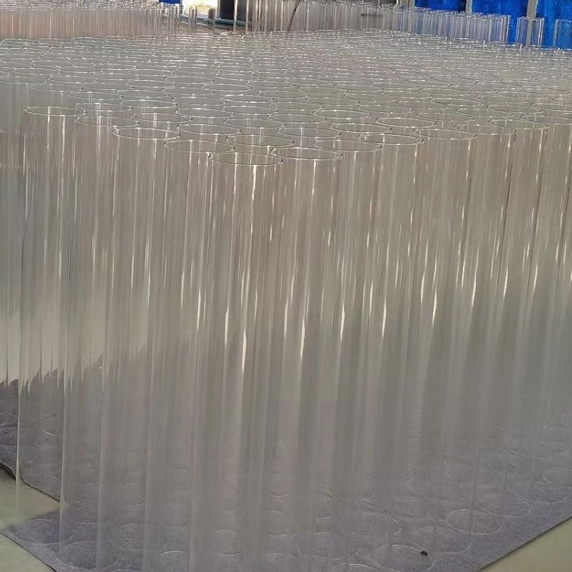 Milky White Anti-UV Opaque Fused Quartz Tube
