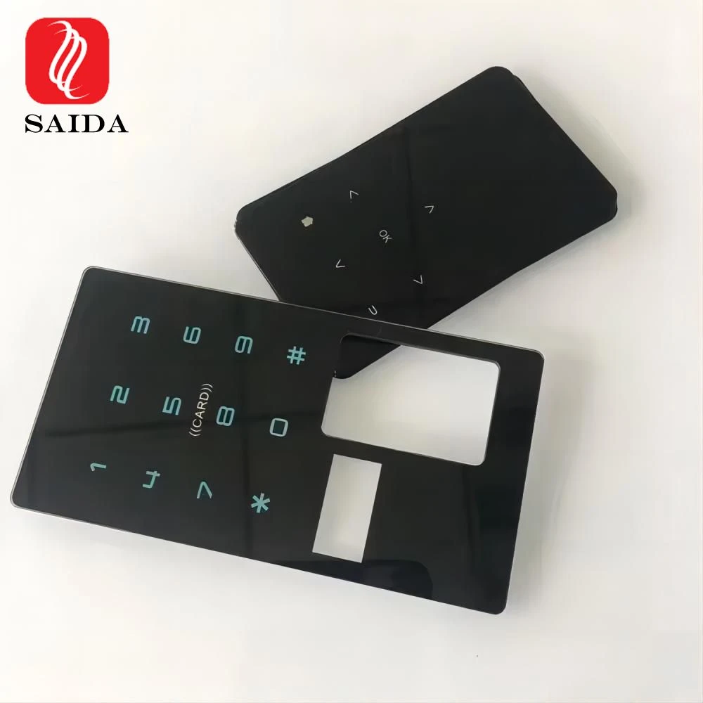 OEM 2mm Tempered Glass Cover Panel for Security Access Control Display