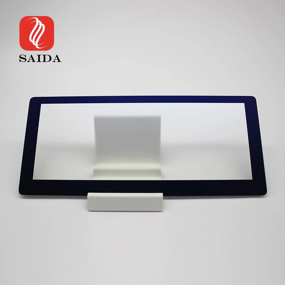 OEM Tempered Glass 98% Transmittance for Display Cover with Ar Coating and Silk Screen Printing