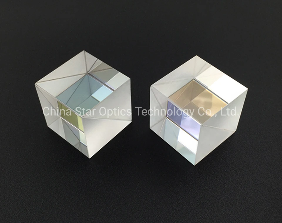 Optical Bk7 Glass Customized Cube Prism