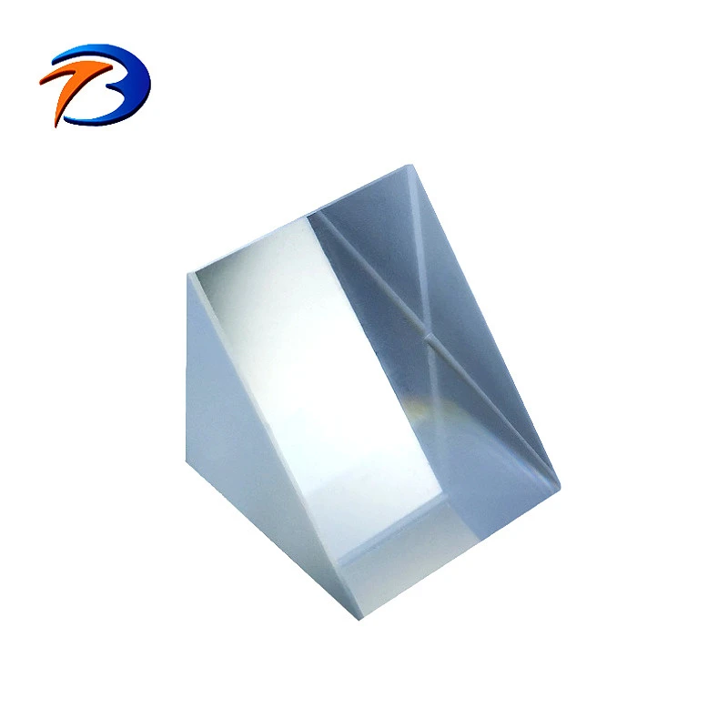 Optical Bk7 Glass Right Angle Prism with Black Painting Ar Coating Cemented Prism