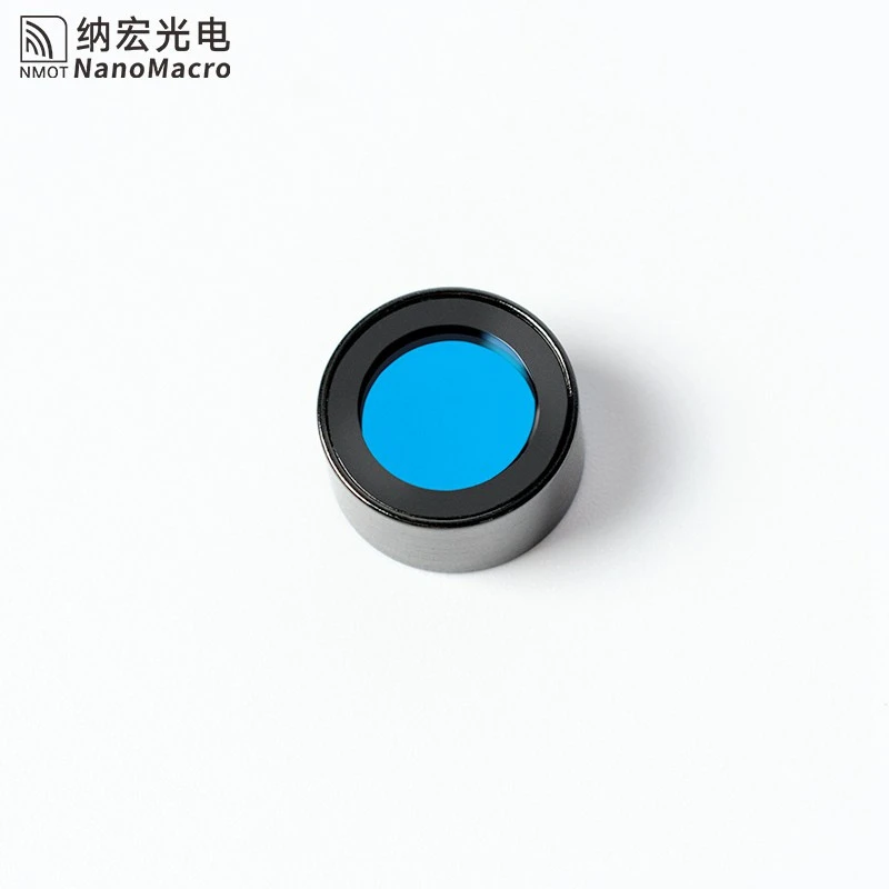 Optical Coated Glass 465nm UV Narrow Bandpass Filter Fwhm 24nm for Microplate Reader