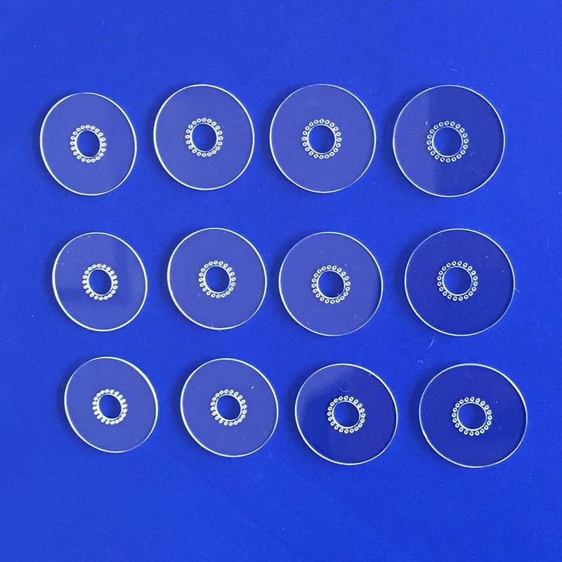 Optical Glass Clear Customized Shape Quartz Plate Wafer for Window Applications