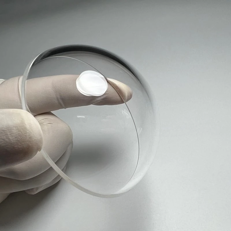 Optical Glass Dome Lens for Deep Sea Camera Made From Durable Fused Silica Bk7 B270 Materials with Meniscus Pattern