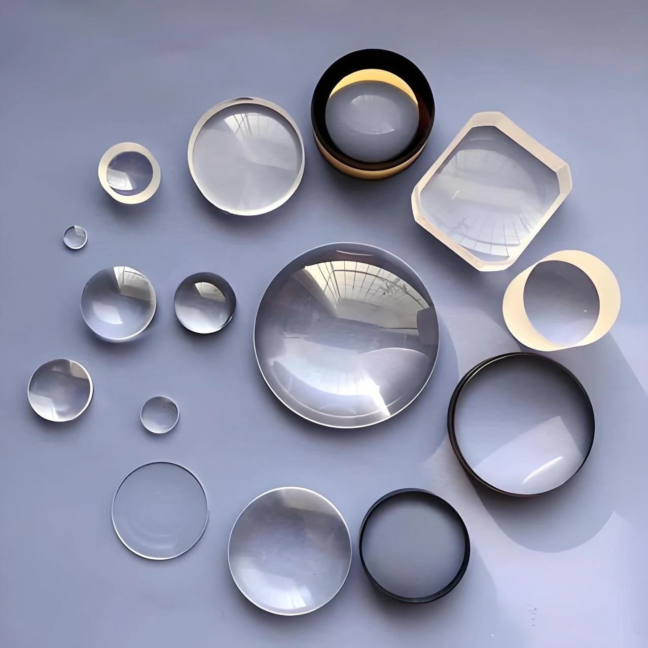 Optical Glass Onvex Lens (PCX) Plano Convex Lens (DCX) Double Convex Mirror Sapphire Fused Silica Bk7 Baf2 CaF2 Znse Spherical Lens