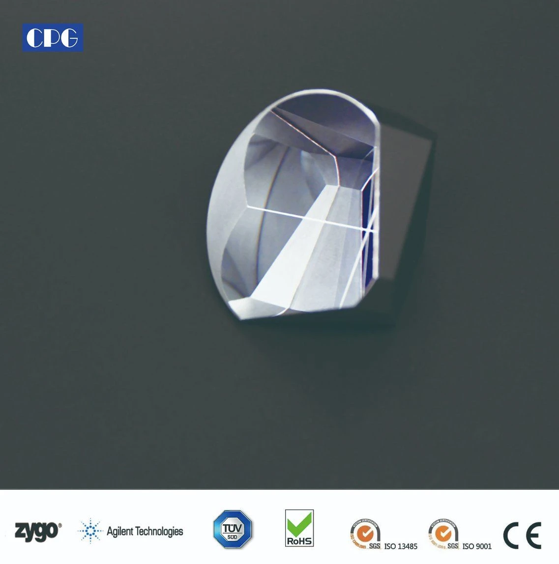 Optical High Quality H-K9l Corner Cube Prism Retroflectors Prism Diameter 15mm