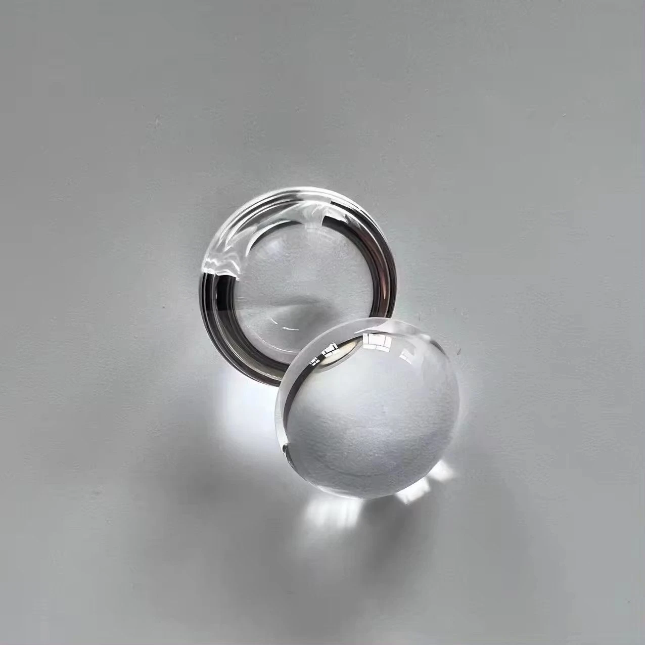 Optical Lens Glass PMMA PC Camera Convex Lens Optical Dome Composed Plano Glass Lithium Magnesium Fluoride for Underwater
