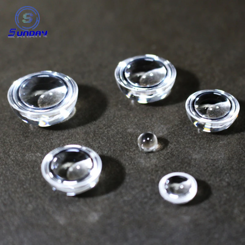 Optical Quartz Ball Lens Hemisphere Half Sapphire Glass 25mm