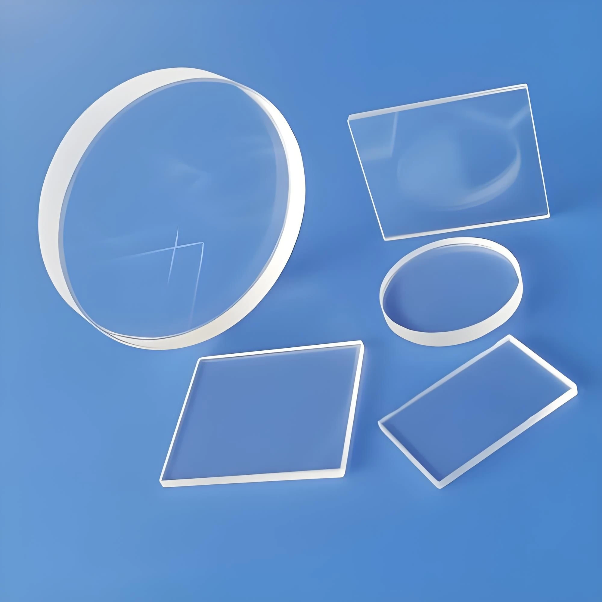 Optical/Quartz High Temperature Resistant Glass Sheet with Ar Coating High Transmittance