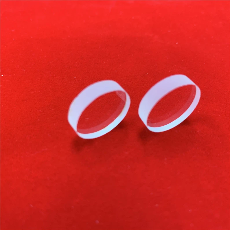 Optical Small Round Quartz Glass Windows Jgs1 Jgs2 Clear Fused Silica Wafers