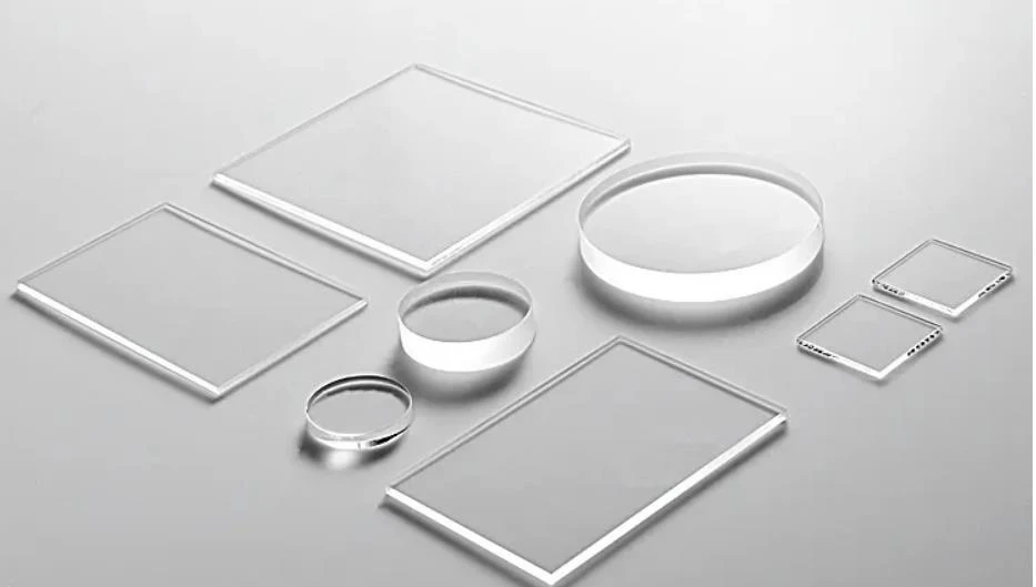 Optical Wafer Clear Quartz Disc Round Quartz Plates Transparent Opaque