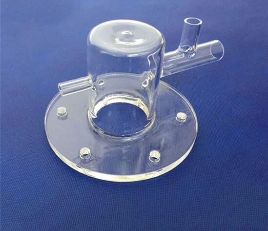 Plexiglass Acrylic Clear Quartz Glass Tube Reactor with High Purity Fused Silica 10%off